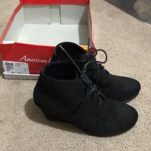 American Eagle Outfitters Black Wedges Wenly 6.5